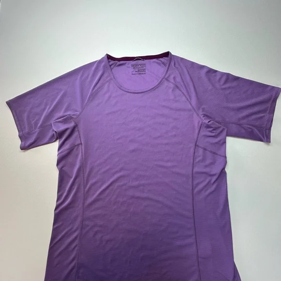 Patagonia Women's Purple Short Sleeve Tee - Picture 2 of 7